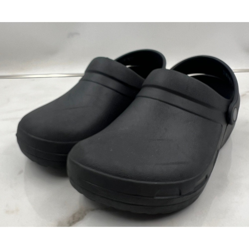 Crocs At Work Clogs Women's 8 Men's 6 Black Specialist II Shoes Slip Resistant